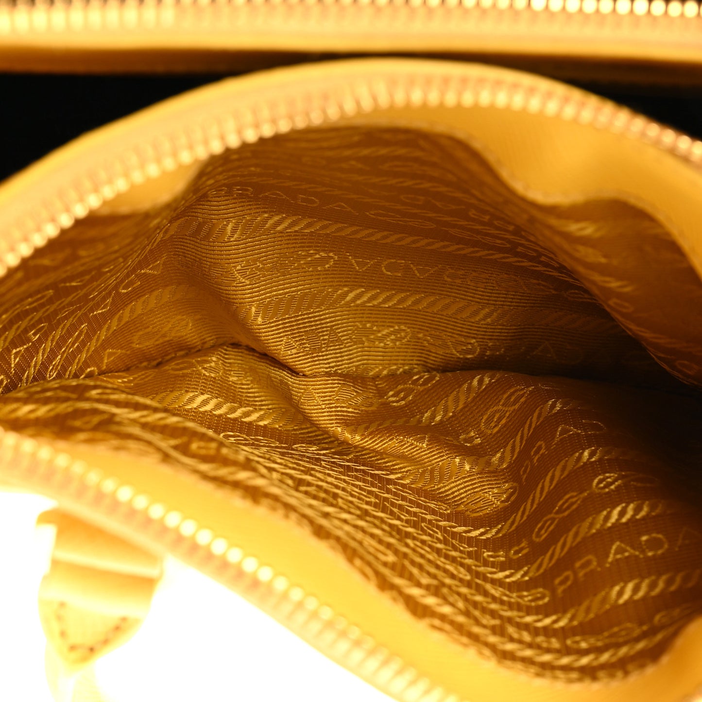 Saffiano Lux Mini Galleria Double Zip Tote Soleil