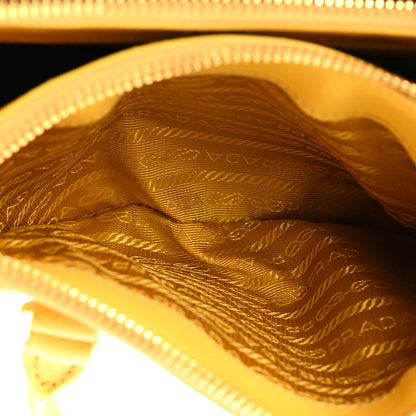 Prada Saffiano Lux Mini Galleria Double Zip Tote Soleil 5 of 13