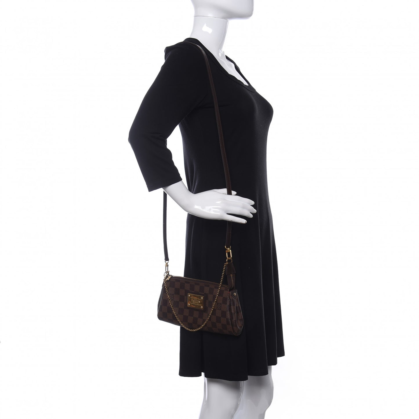 Damier Ebene Eva Clutch