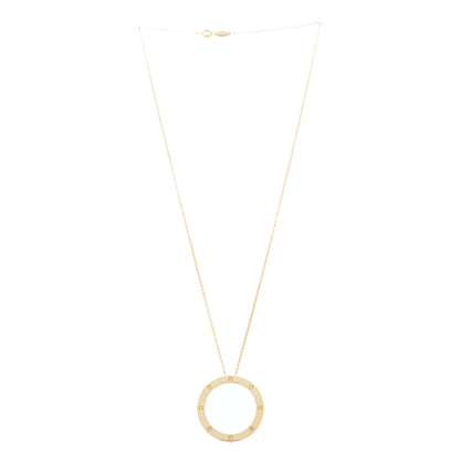 Roberto Coin 18K Yellow Gold Pois Mois Small Circle Pendant Necklace 3 of 6