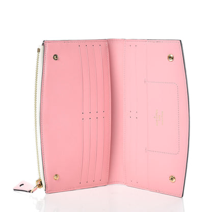 Louis Vuitton Calfskin City Steamer Wallet Kaki White 5 of 7