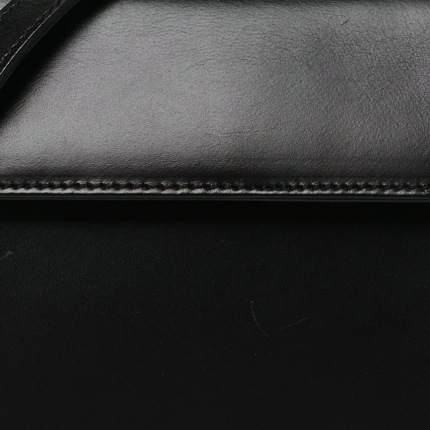 Calfskin Vera Bow Mini Top Handle Crossbody Bag Black