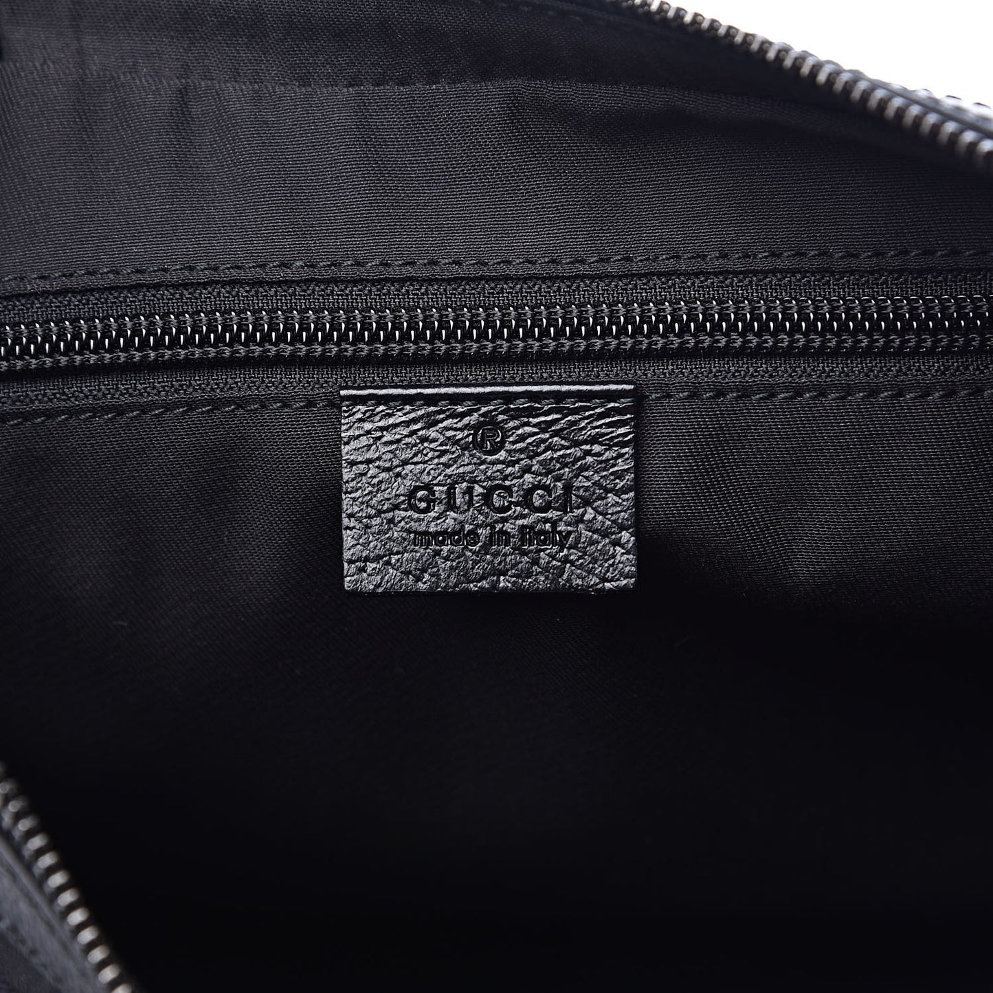 Monogram Medium Half Moon Hobo Black
