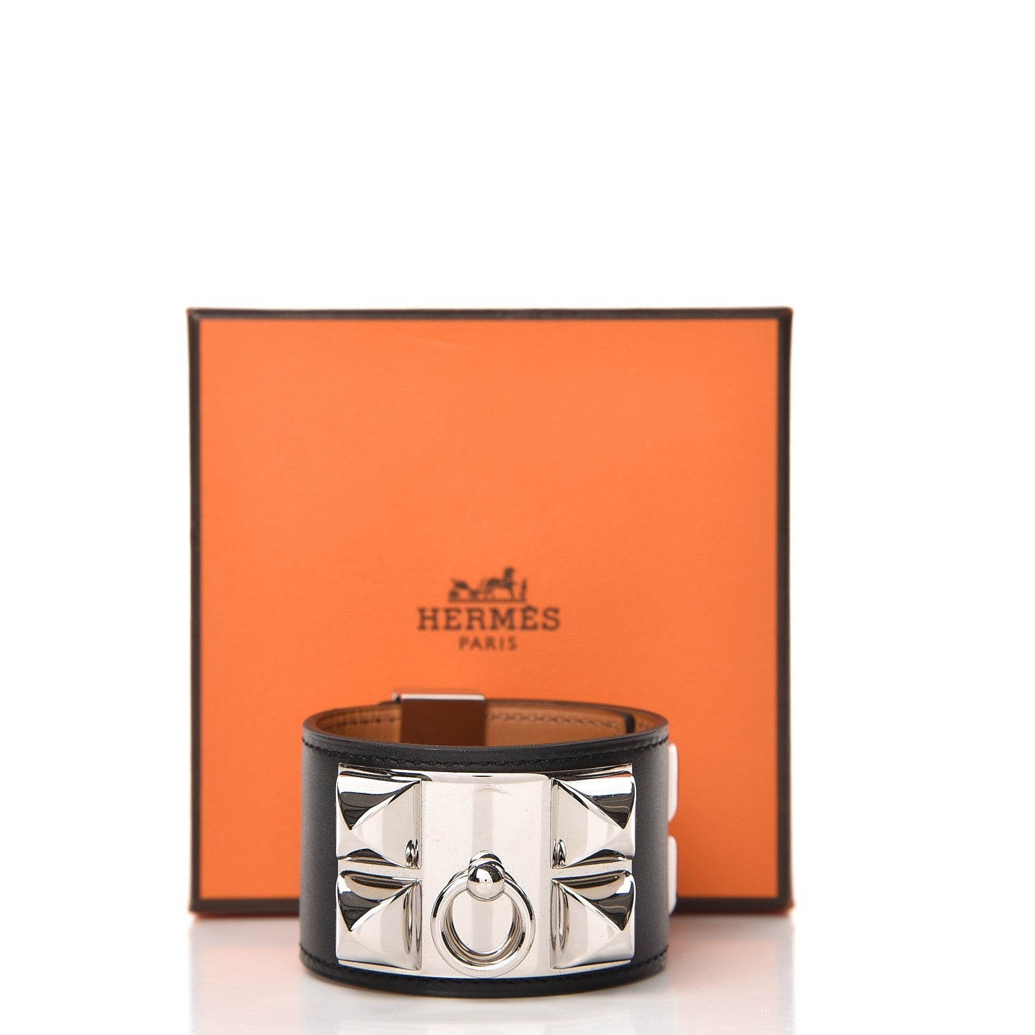 Hermes Chamonix Collier de Chien CDC Bracelet S Black 7 of 7