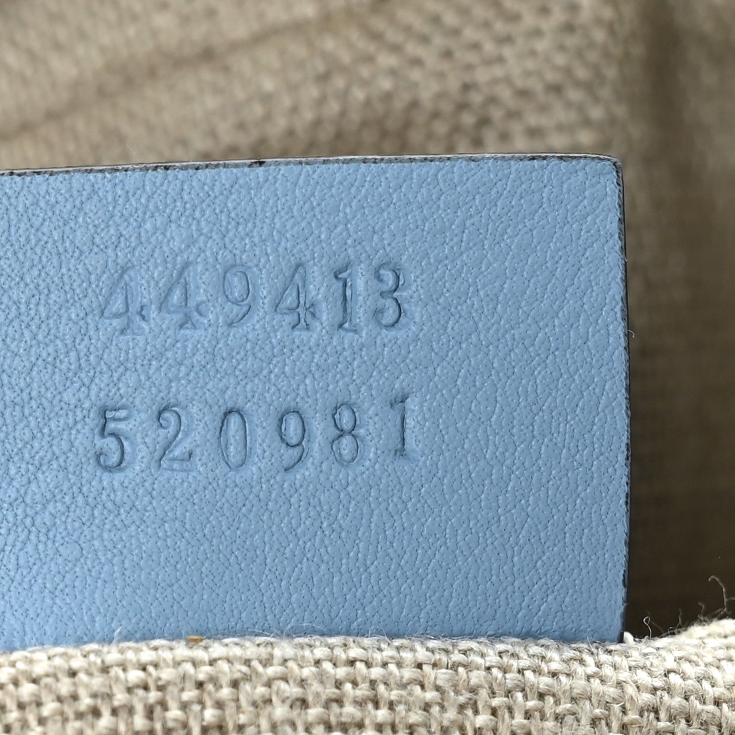 Gucci Microguccissima Mini Bree Messenger Bag Mineral Blue 7 of 9