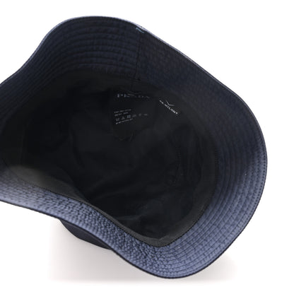 Prada Re-Nylon Metal Triangle Logo Womens Bucket Hat XL Black 7 of 9
