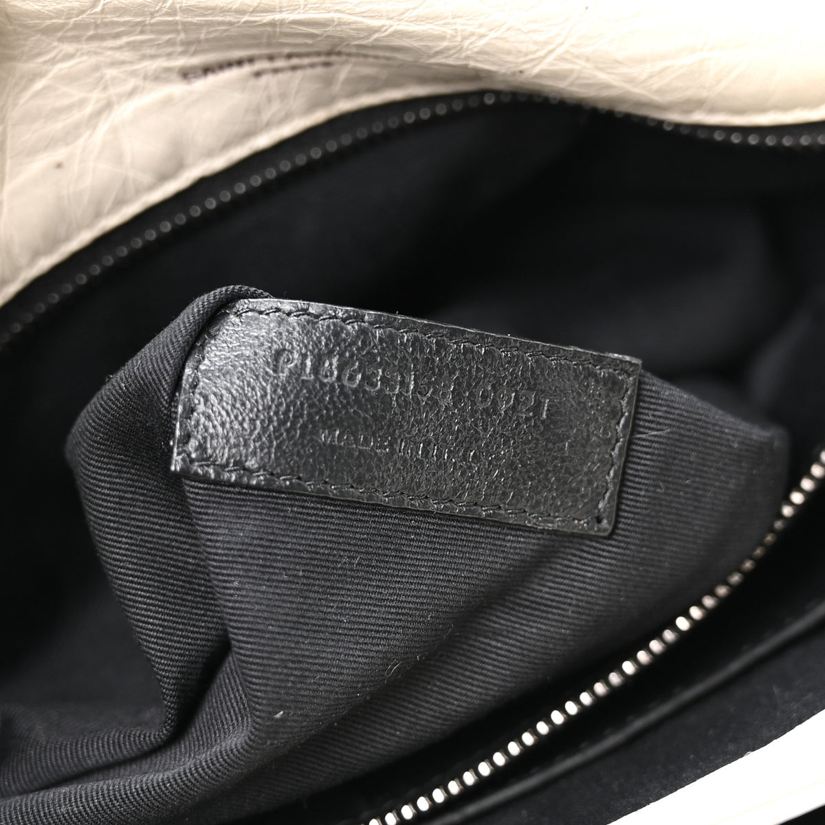 Crinkled Calfskin Matelasse Monogram Medium Niki Chain Satchel Crema Soft