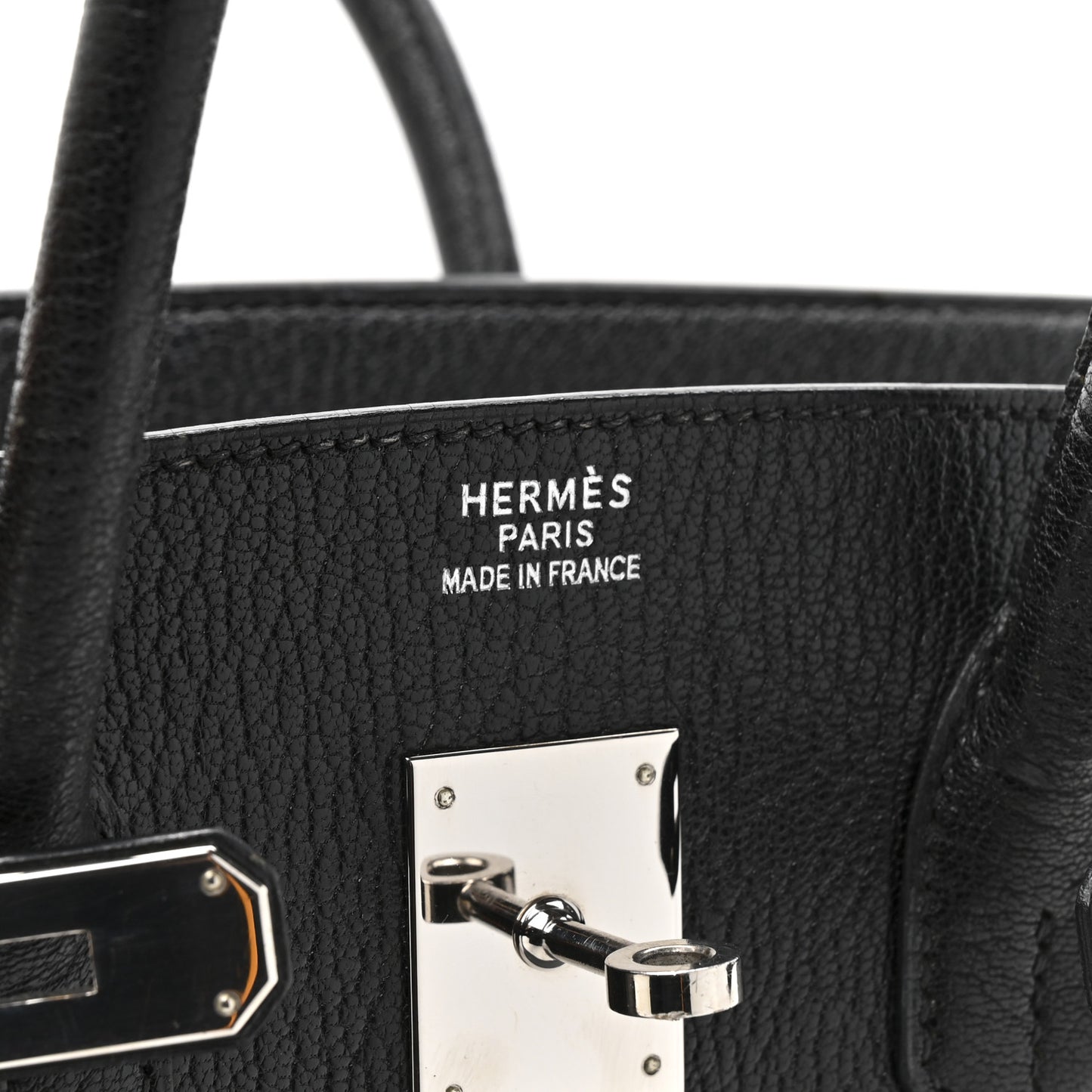Chevre De Coromandel Birkin 35 Black