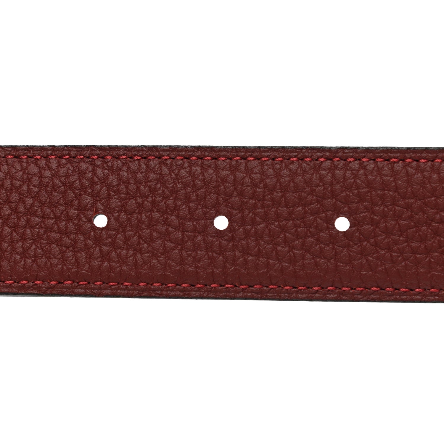 Hermes Box Togo 32mm Matte H Belt 105 Black Rouge H 4 of 5
