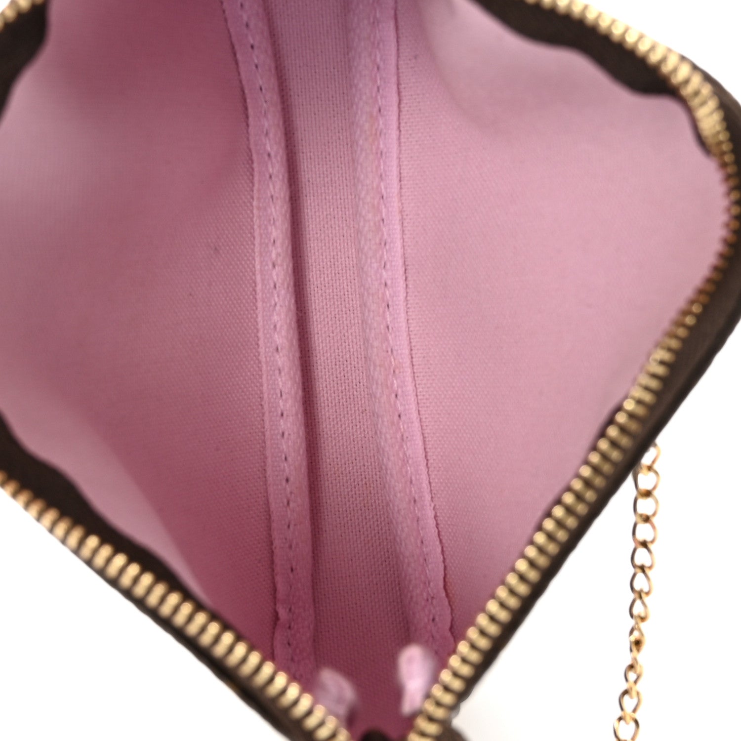 Louis Vuitton Monogram 2021 Christmas Animation Japanese Garden Mini Pochette Accessories Wisteria Pink 5 of 10