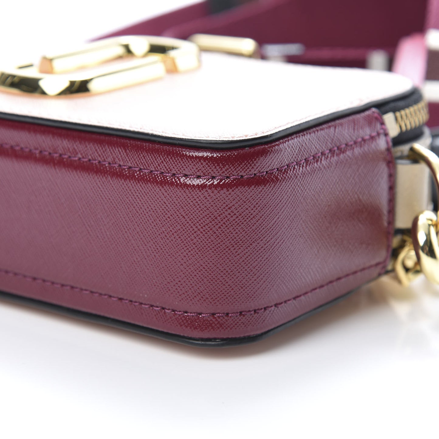Saffiano Small Snapshot Camera Bag Rose Multicolor