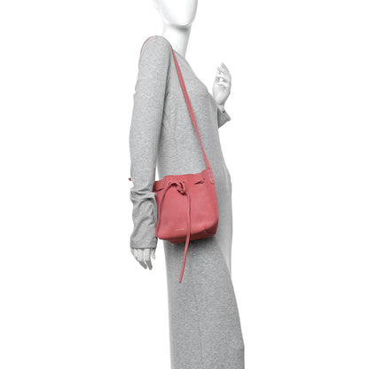 Mansur Gavriel Suede Mini Mini Bucket Bag Blush 2 of 12