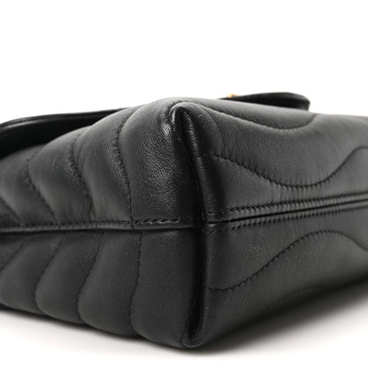 Louis Vuitton Calfskin LV New Wave Chain Bag Black 8 of 9