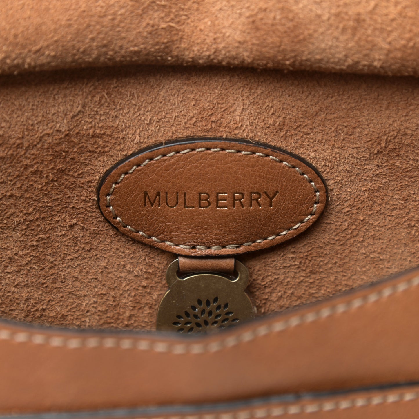 Natural Grain Calfskin Antony Messenger Crossbody Oak