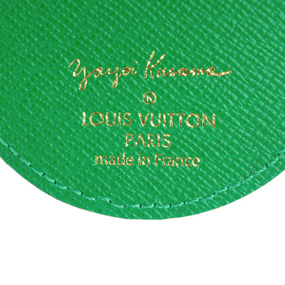 Louis Vuitton Monogram Kusama Pumpkin Dots Key Ring Green 3 of 6