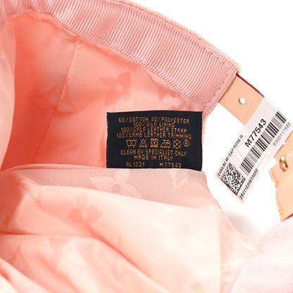 Louis Vuitton Cotton Monogram Jacquard Be My Cap M Pink 9 of 11