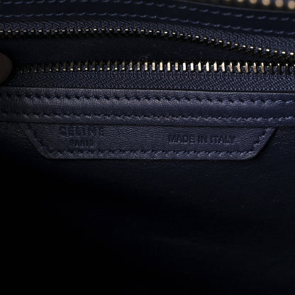 Celine Smooth Calfskin Micro Luggage Navy Blue 7 of 11