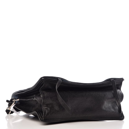 Prada Glace Calf Etiquette Flap Black Astrale 4 of 11
