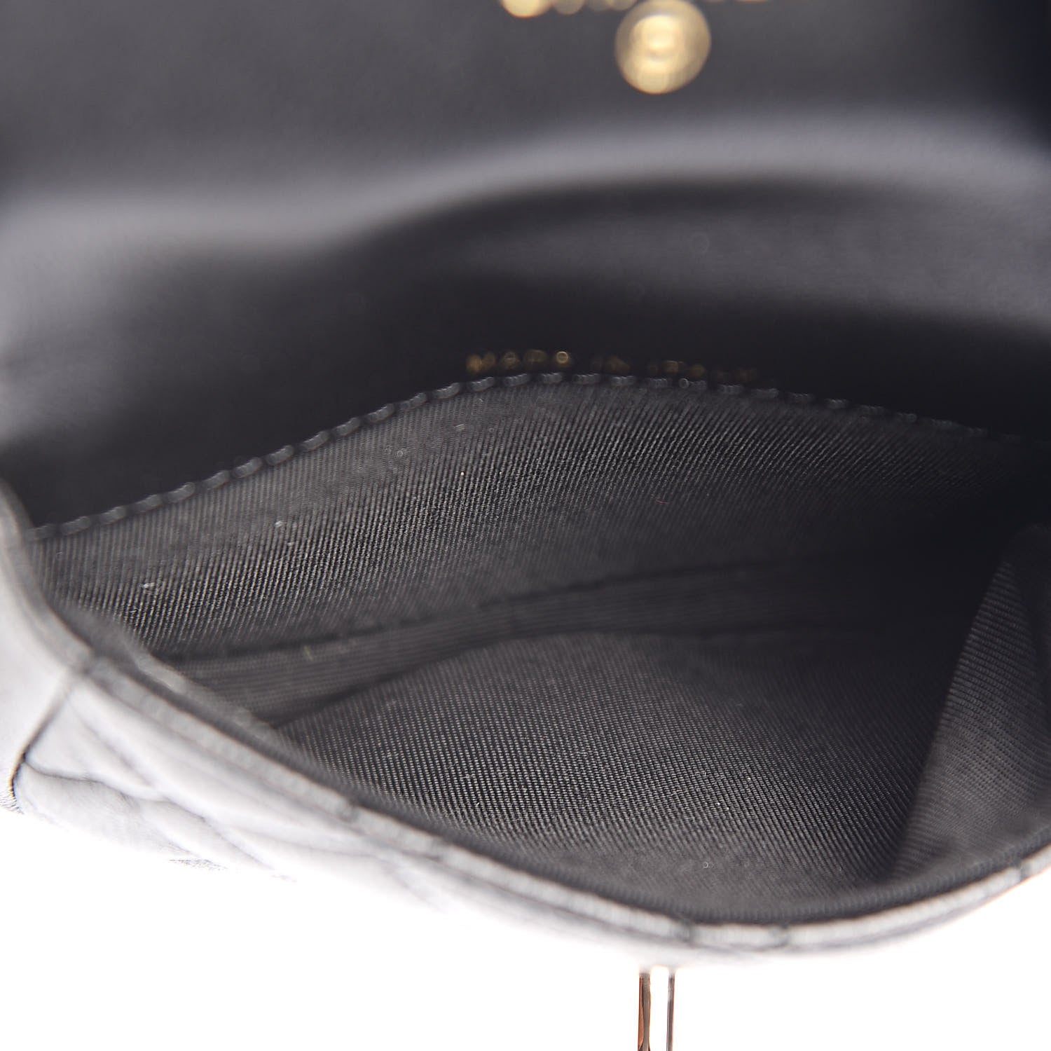 Chanel Tweed Lambskin Quilted Waist Bag With Coin Purse Black 5 of 15