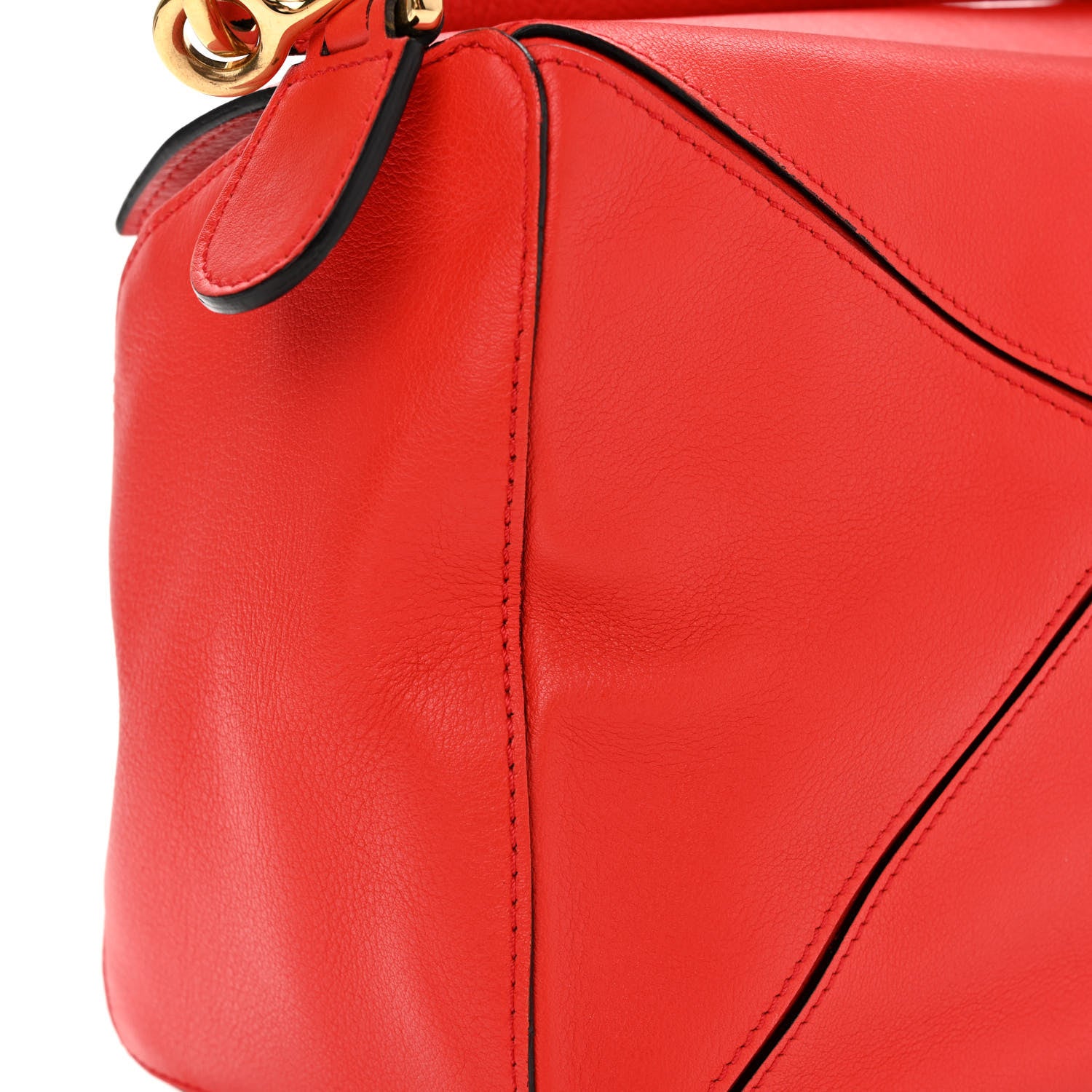 Loewe Calfskin Medium Puzzle Bag Scarlet 11 of 12