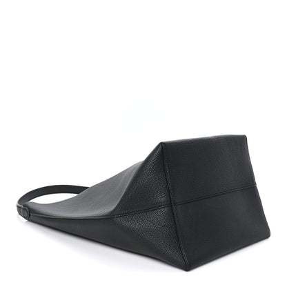 The Row Grained Calfskin Large N/S Park Tote Black Black 4 of 9