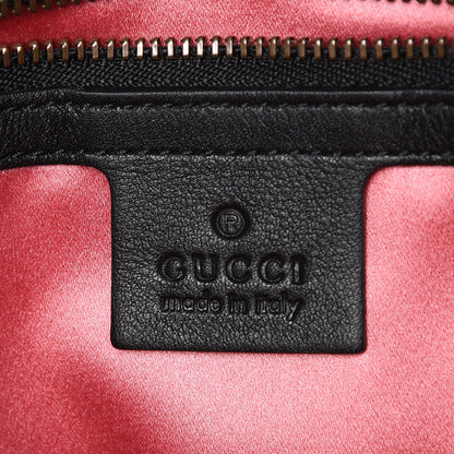 Gucci Velvet Matelasse Medium GG Marmont Shoulder Bag Black 7 of 8