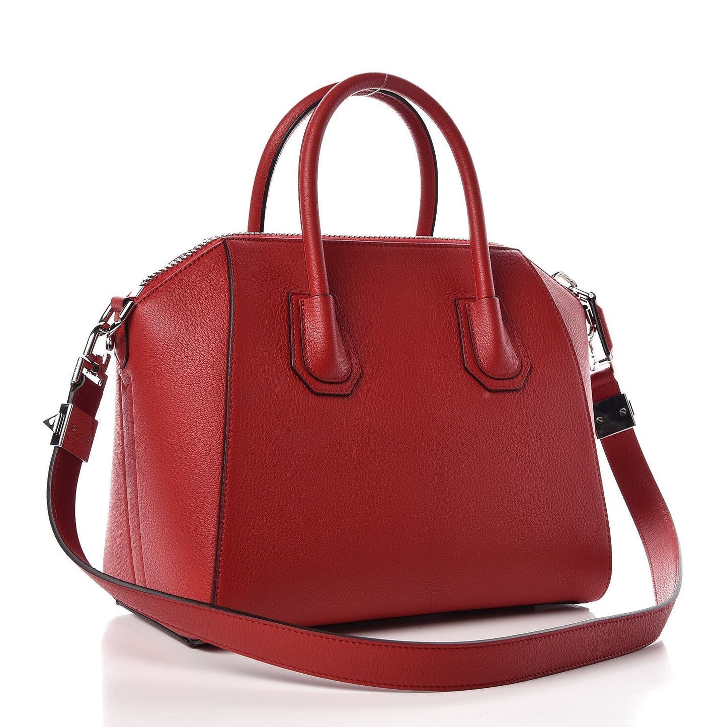 Sugar Goatskin Small Antigona Red
