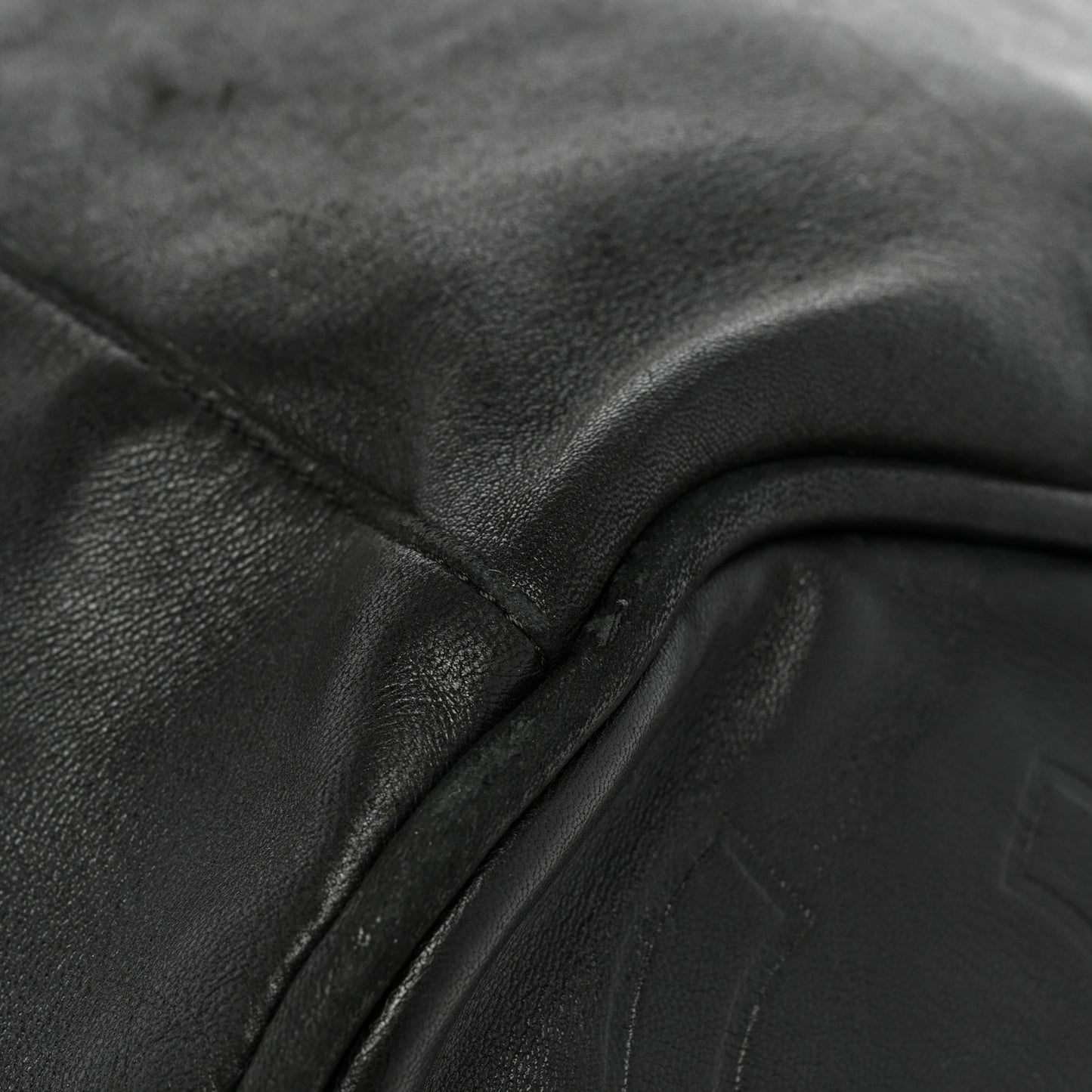 Lambskin Large Ultimate Soft Tote Black
