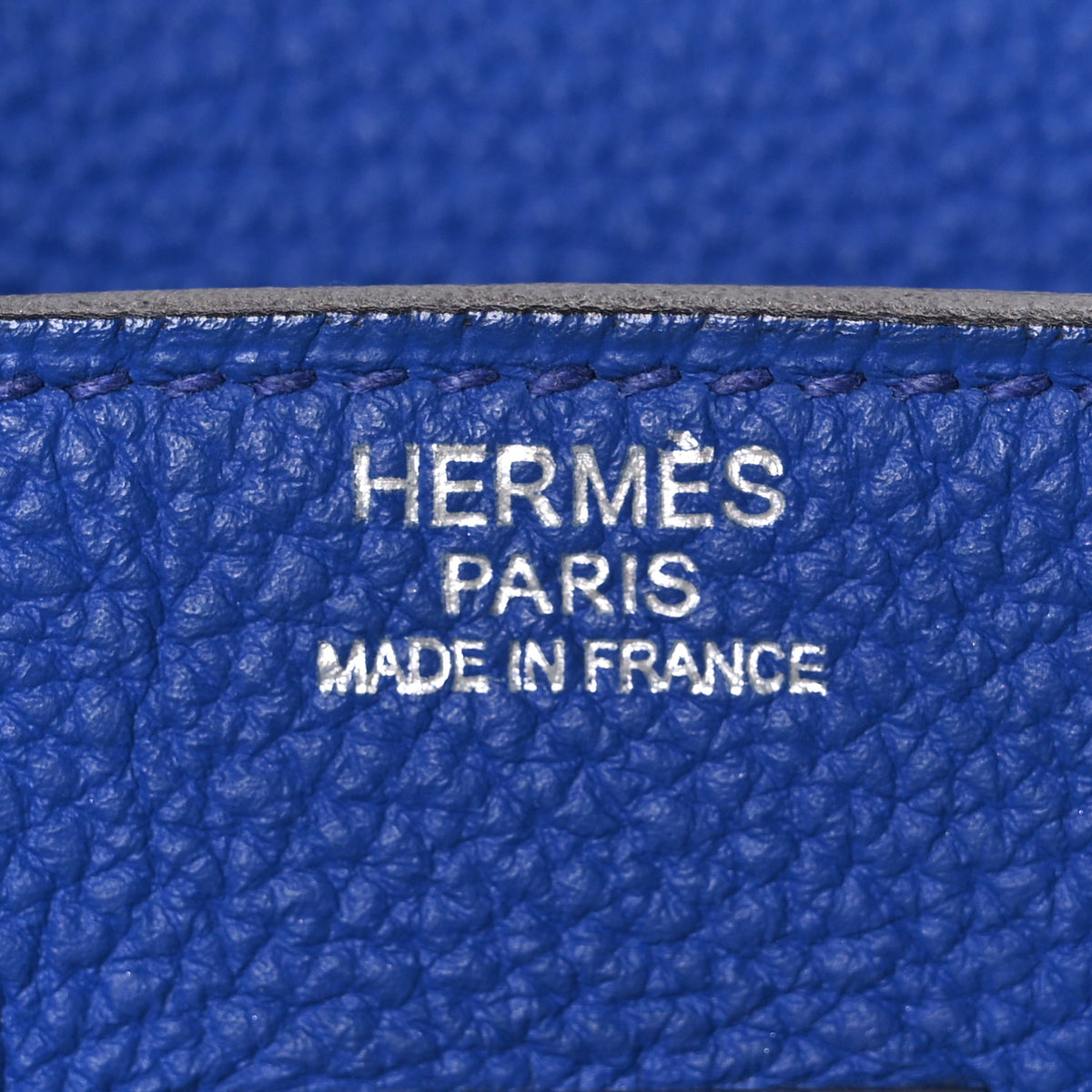 Togo Birkin 30 Bleu Electrique