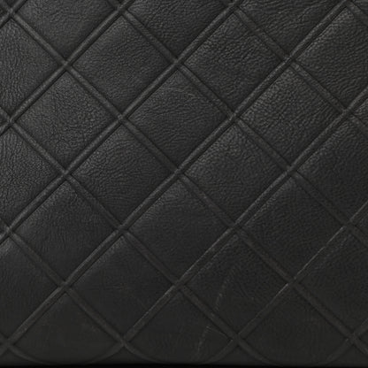 Chanel Calfskin Diamond Embossed Large CC Zip Shopping Tote Grey 14 of 14