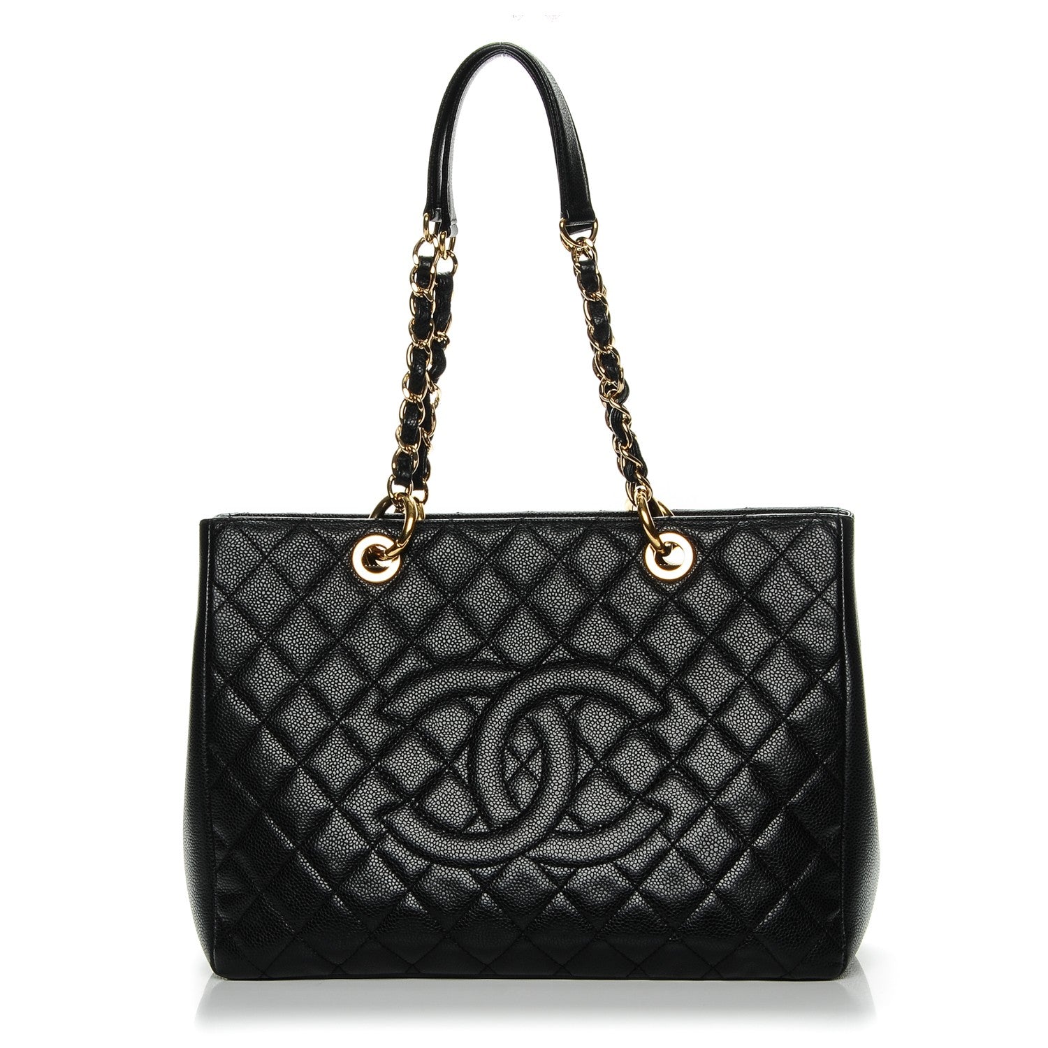 Chanel Caviar Quilted Grand Shopping Tote GST Black 1 of 7