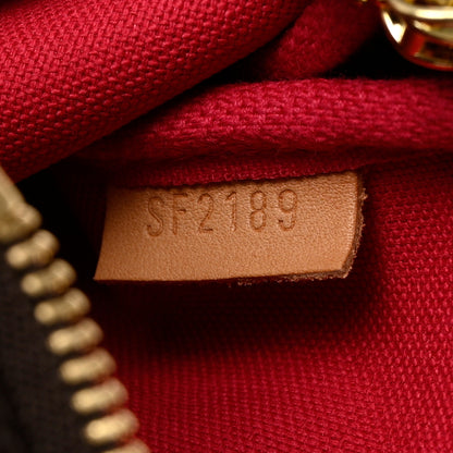 Louis Vuitton Monogram 2019 Christmas Animation Mini Courchevel Pochette Accessories Fuchsia 7 of 7
