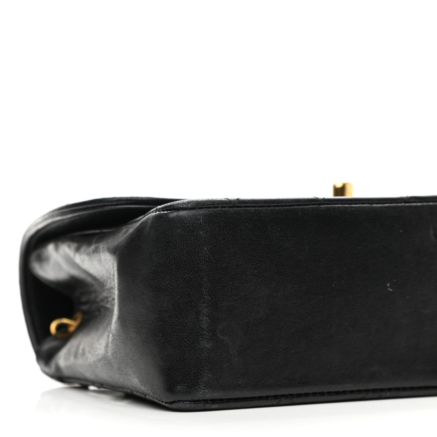 Chanel Lambskin Quilted Medium Single Flap Black 10 of 13