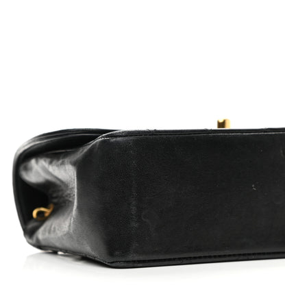 Chanel Lambskin Quilted Medium Single Flap Black 10 of 13