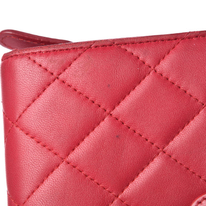 Chanel Lambskin Quilted Zipped Pocket Wallet Fuchsia 13 of 13