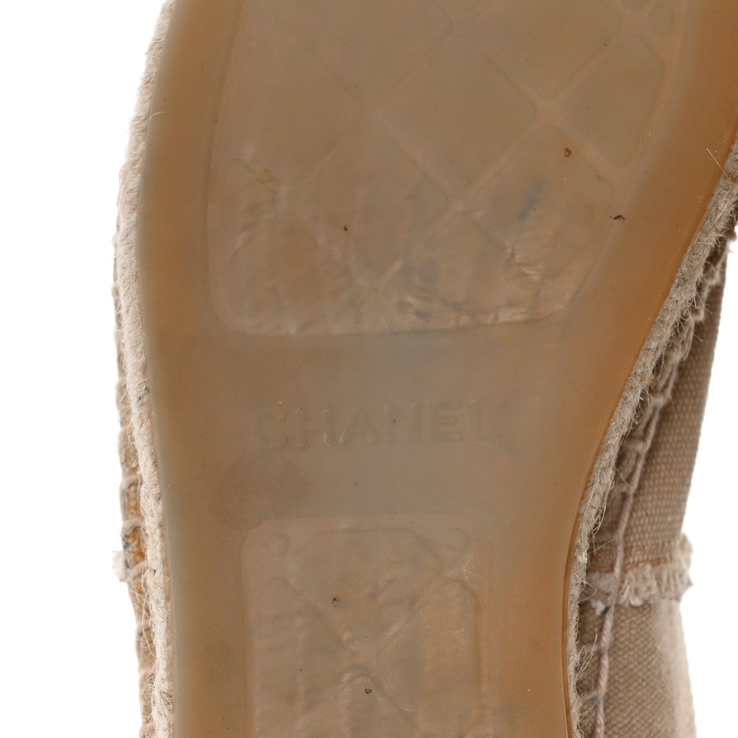 Linen CC Espadrilles 42 Beige Black