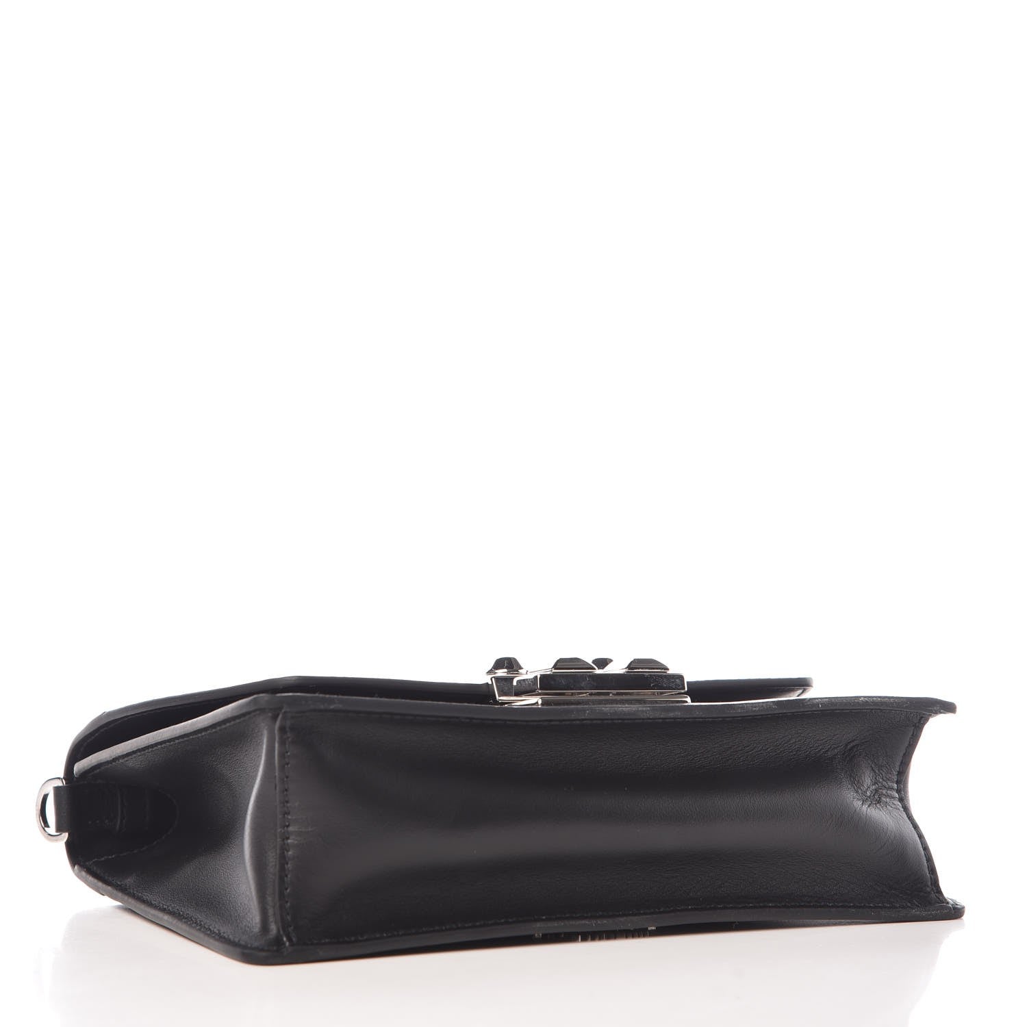 Prada City Calfskin Saffiano Racing Logo Elektra Shoulder Bag Black Verde 4 of 9