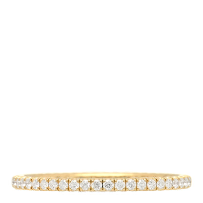 Cartier 18K Yellow Gold Diamond 1.5mm Etincelle de Cartier Wedding Band Ring 52 6 1 of 4