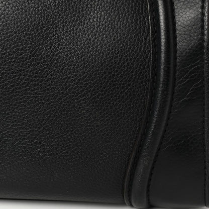 Celine Drummed Calfskin Mini Luggage Black 10 of 14