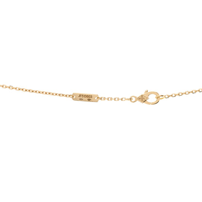 Van Cleef & Arpels 18K Yellow Gold Black Onyx Vintage Alhambra Pendant Necklace 5 of 6