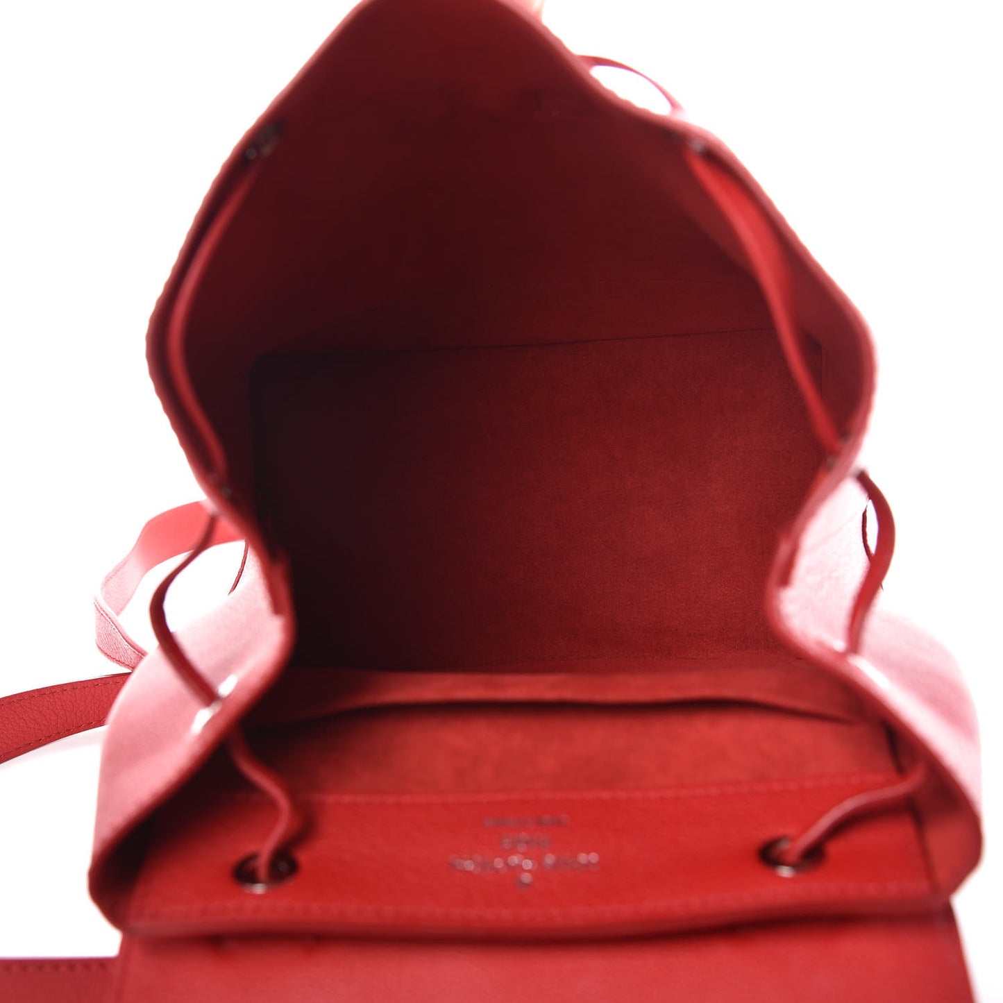 Soft Calfskin Lockme Backpack Rubis