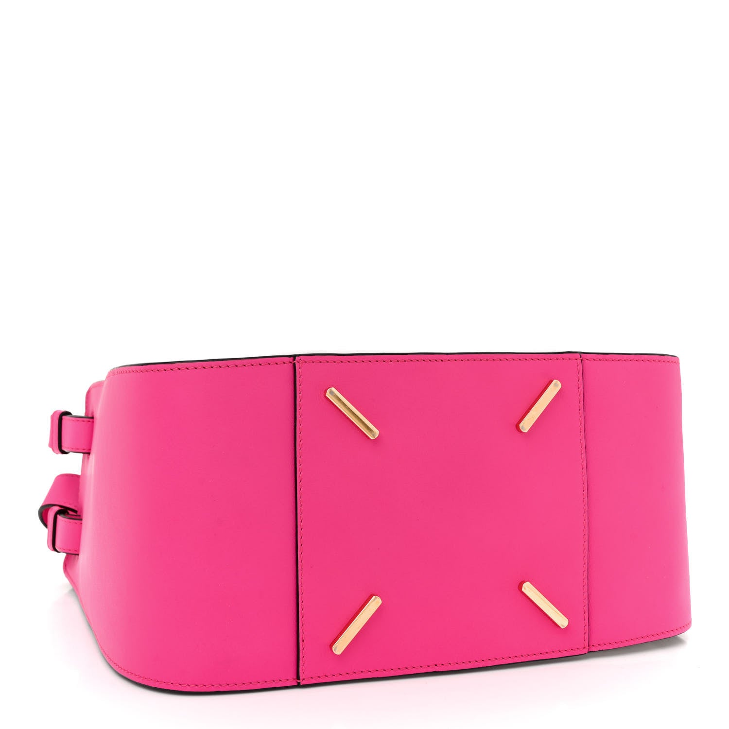 Loewe Calfskin Small Hammock Shoulder Bag Shocking Pink White 4 of 15