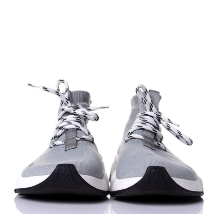 Balenciaga Neoprene Knit Womens Speed Lace Up Sneakers 39 Gris 2 of 10