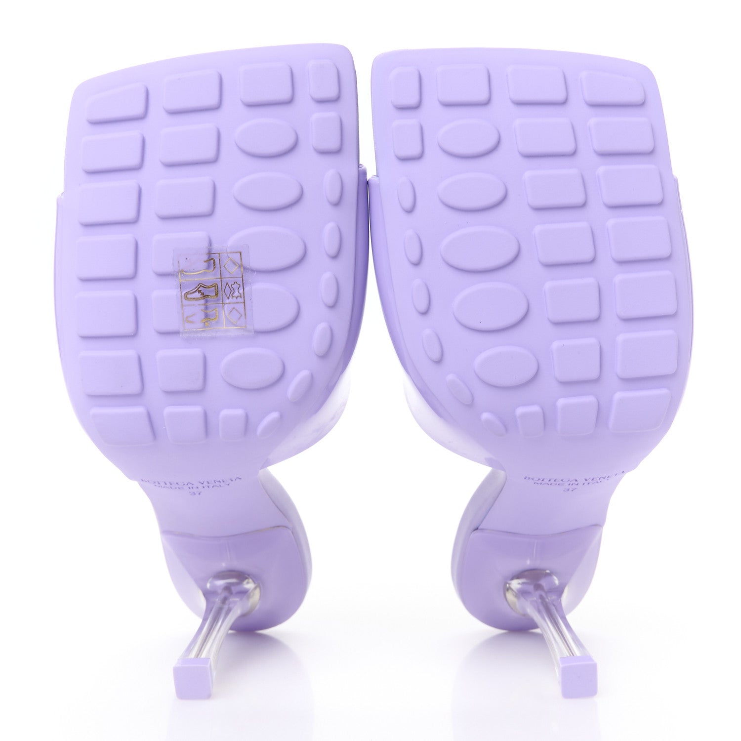 Bottega Veneta Lambskin Stretch Mule Sandals 37 Lavender 6 of 9