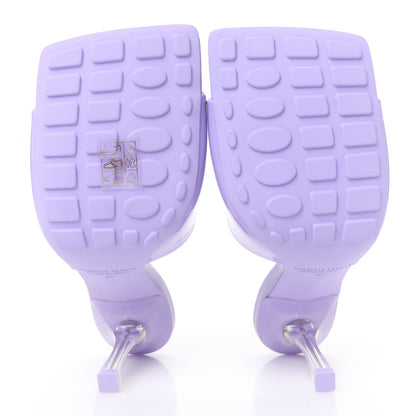 Bottega Veneta Lambskin Stretch Mule Sandals 37 Lavender 6 of 9