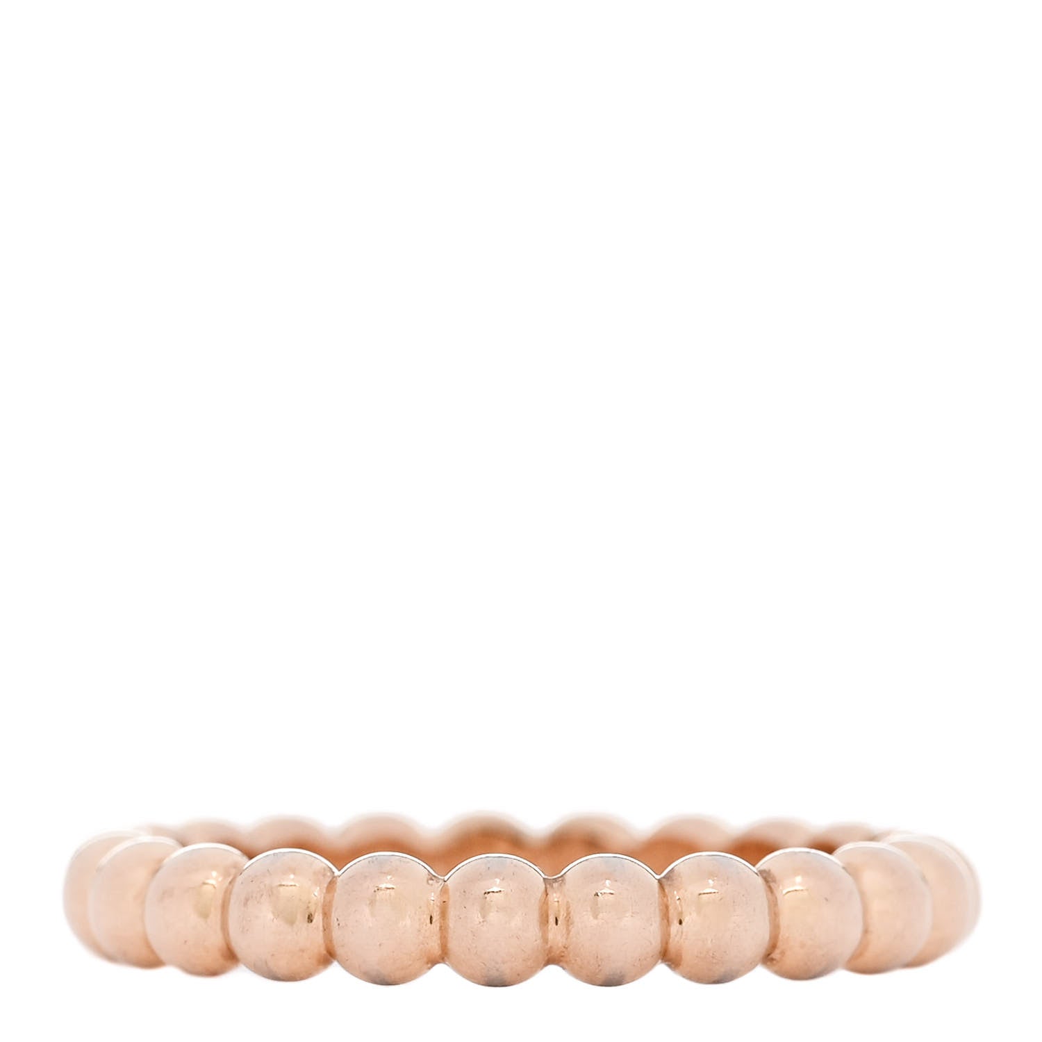 Van Cleef & Arpels 18K Rose Gold Medium Perlee Ring 51 5.75 3 of 5