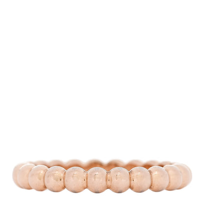 Van Cleef & Arpels 18K Rose Gold Medium Perlee Ring 51 5.75 3 of 5
