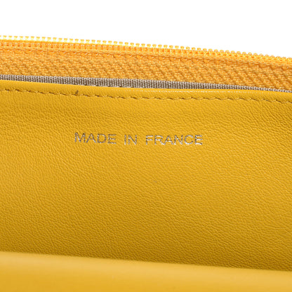 Chanel Caviar Sevruga Wallet on Chain WOC Yellow 8 of 9