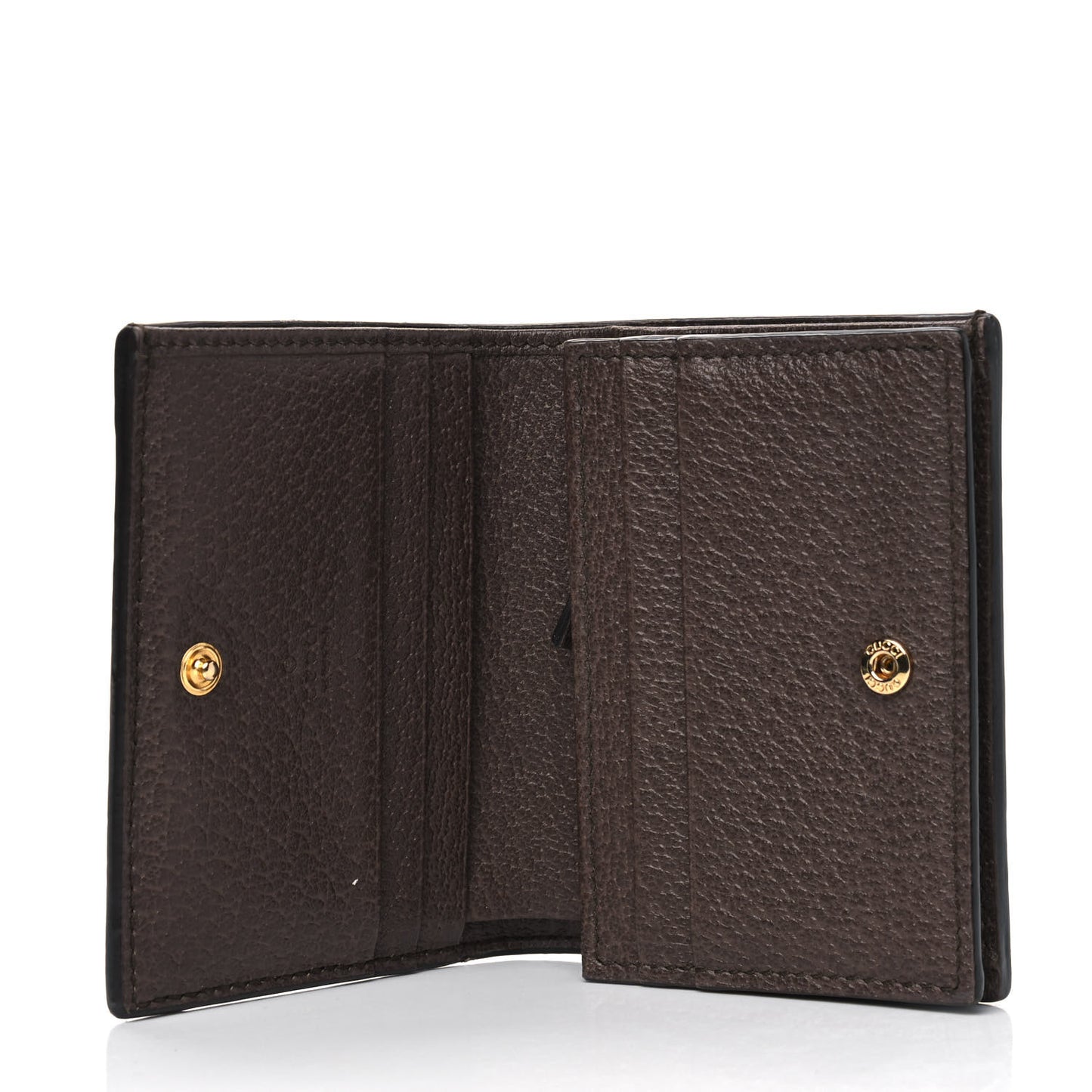 GG Supreme Monogram Web Ophidia Card Case Beige New Acero