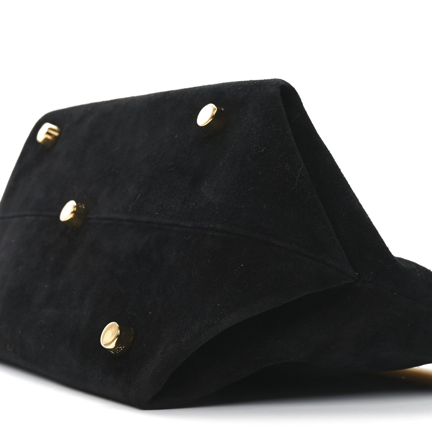 Suede Aimme Envelope Clutch Black